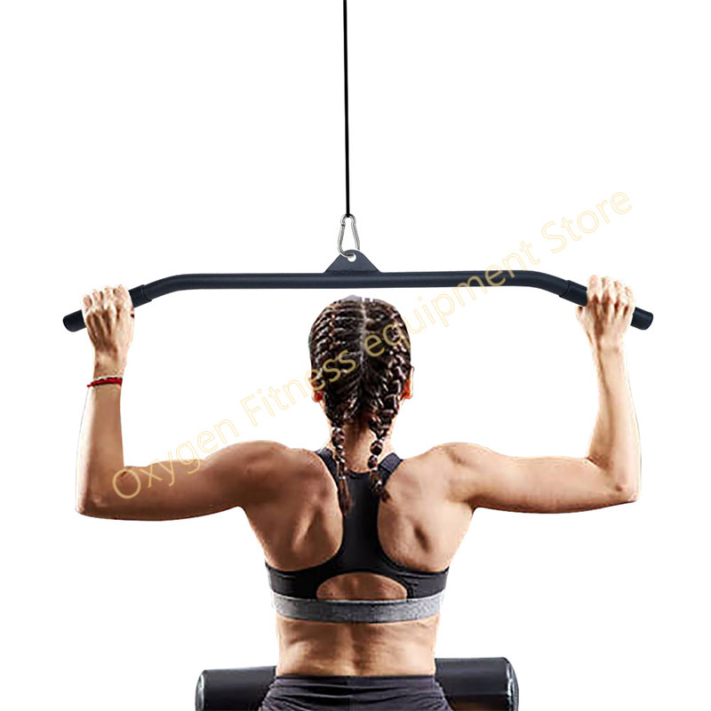 Home Gym Lat Pulldown Machine - 29/39/48 Inci LAT Pull-Down Bar Lampiran
