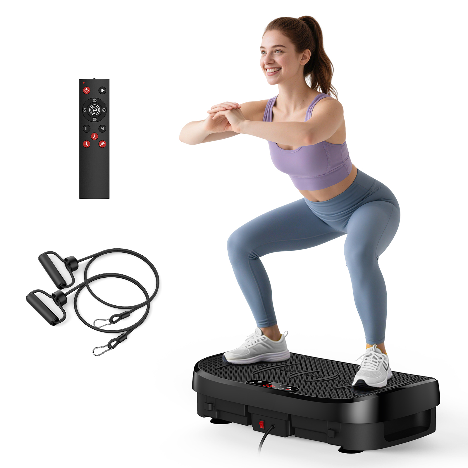Home Gym Tunturi - Papan Getar Pembakar Lemak Platform Kebugaran
