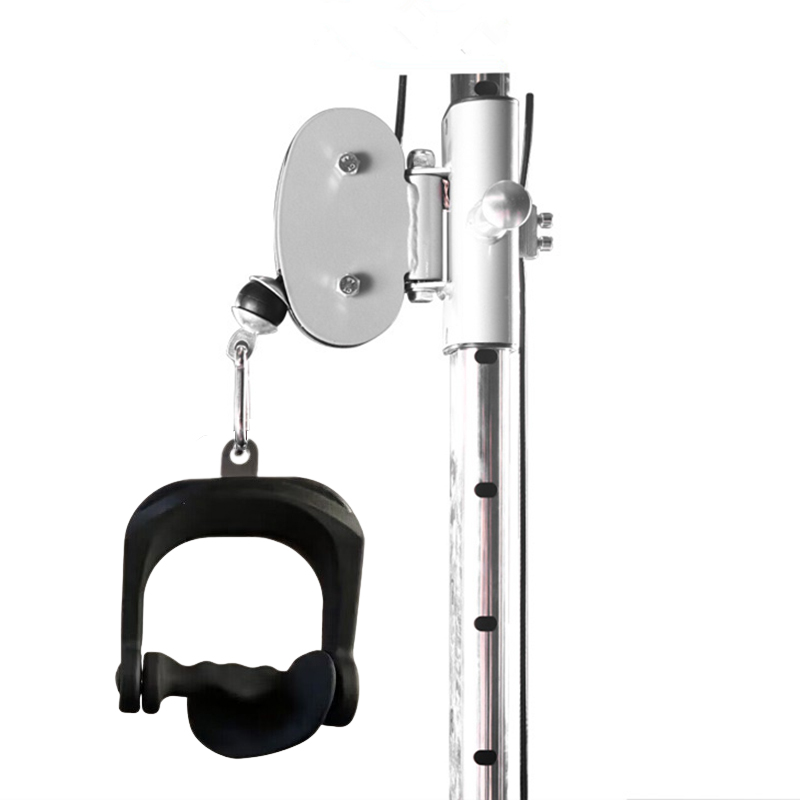 Home Gym Lat Pulldown Machine - Aksesoris Kabel Tiga Kepala dengan Pegangan