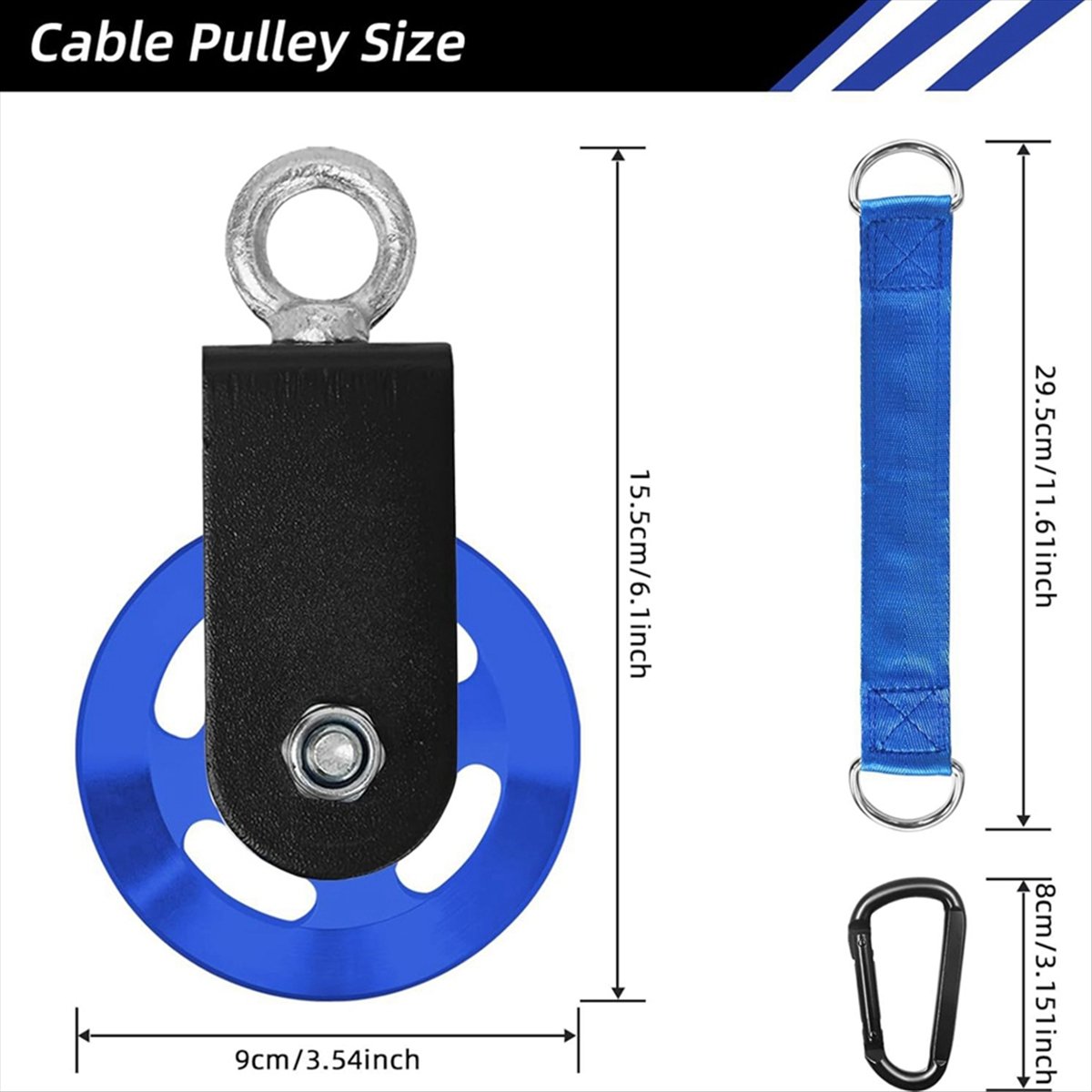 Home Gym Equipment Diy - Pulley Kabel Baru dengan Tali Ayun