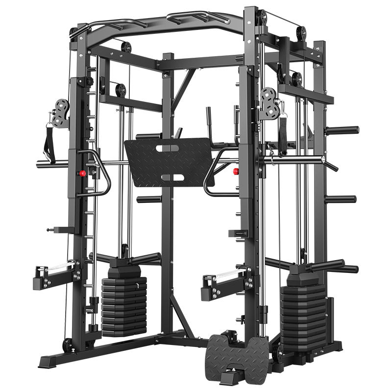 Home Gym Cable Machine - Rak Latihan Smith Machine Komprehensif Profesional