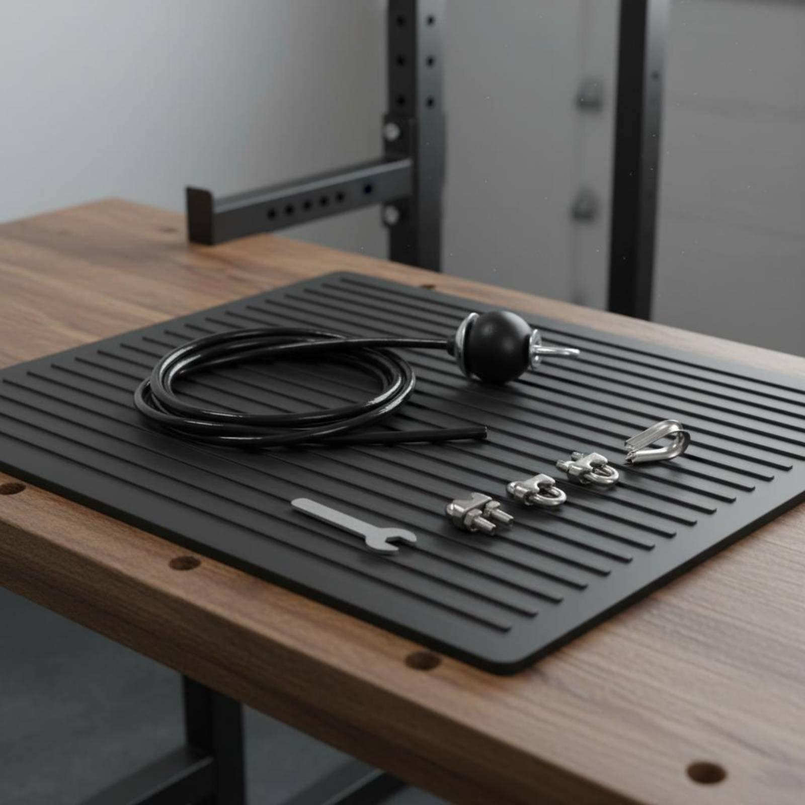 Home Gym Cable Machine - Kabel Katrol Baja yang Dapat Disesuaikan,