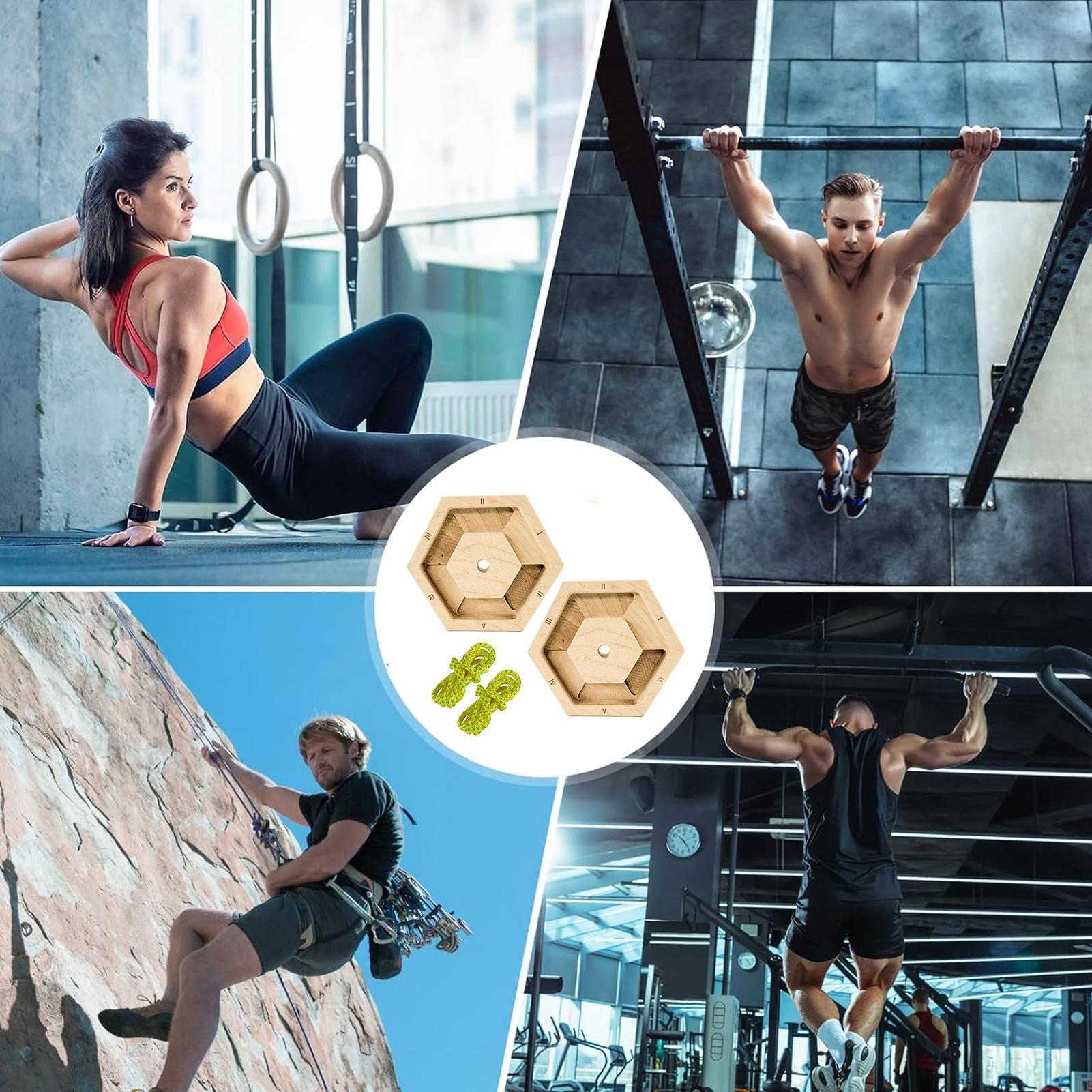 Home Gym Practice - Alat Latihan Jari Kayu Heksagonal -
