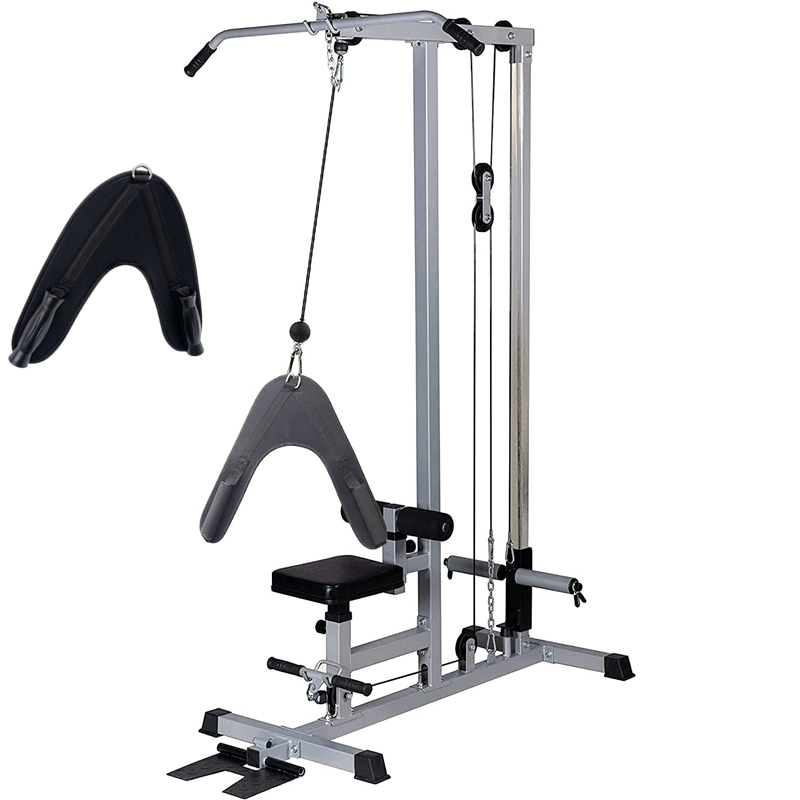 Home Gym Cable Machine - V-shape Abdominal Crunch Harness Strap Back