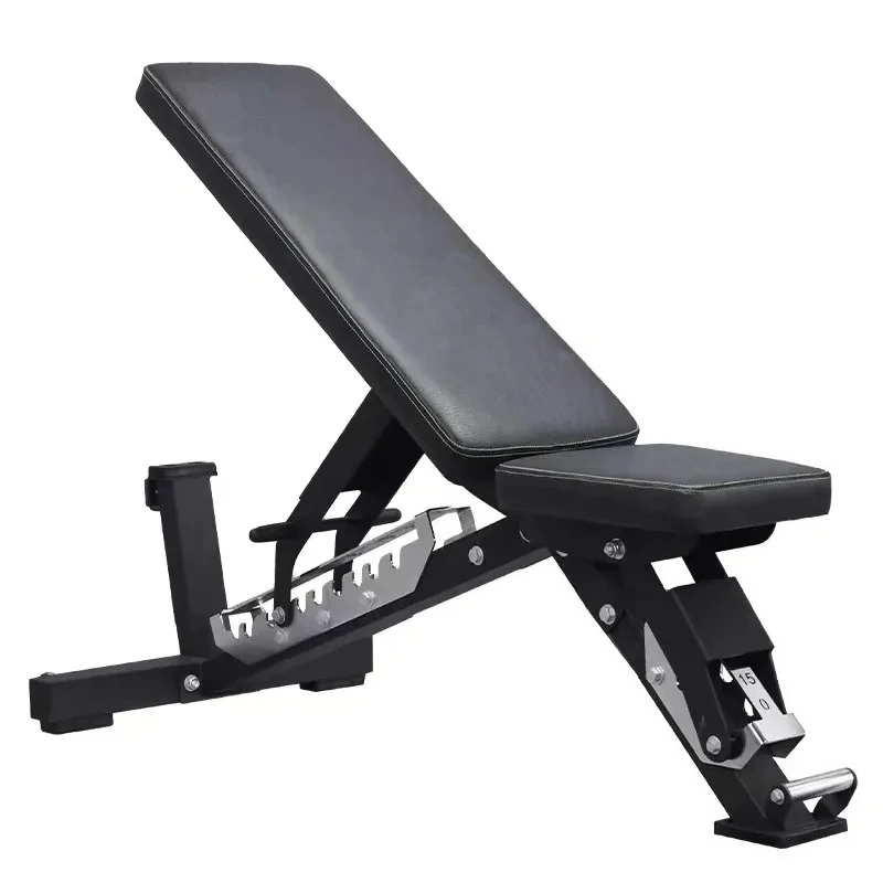 Home Gym Practice - Bangku Dumbbell Lipat yang Dapat Disesuaikan