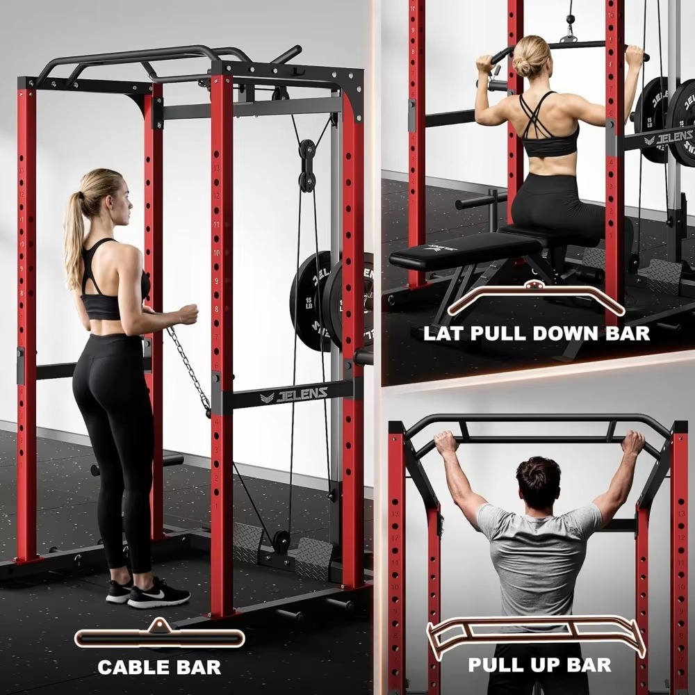 Rak Multifungsi S21 Power Cage - Home Gym Cable Machine ulasan dan harga