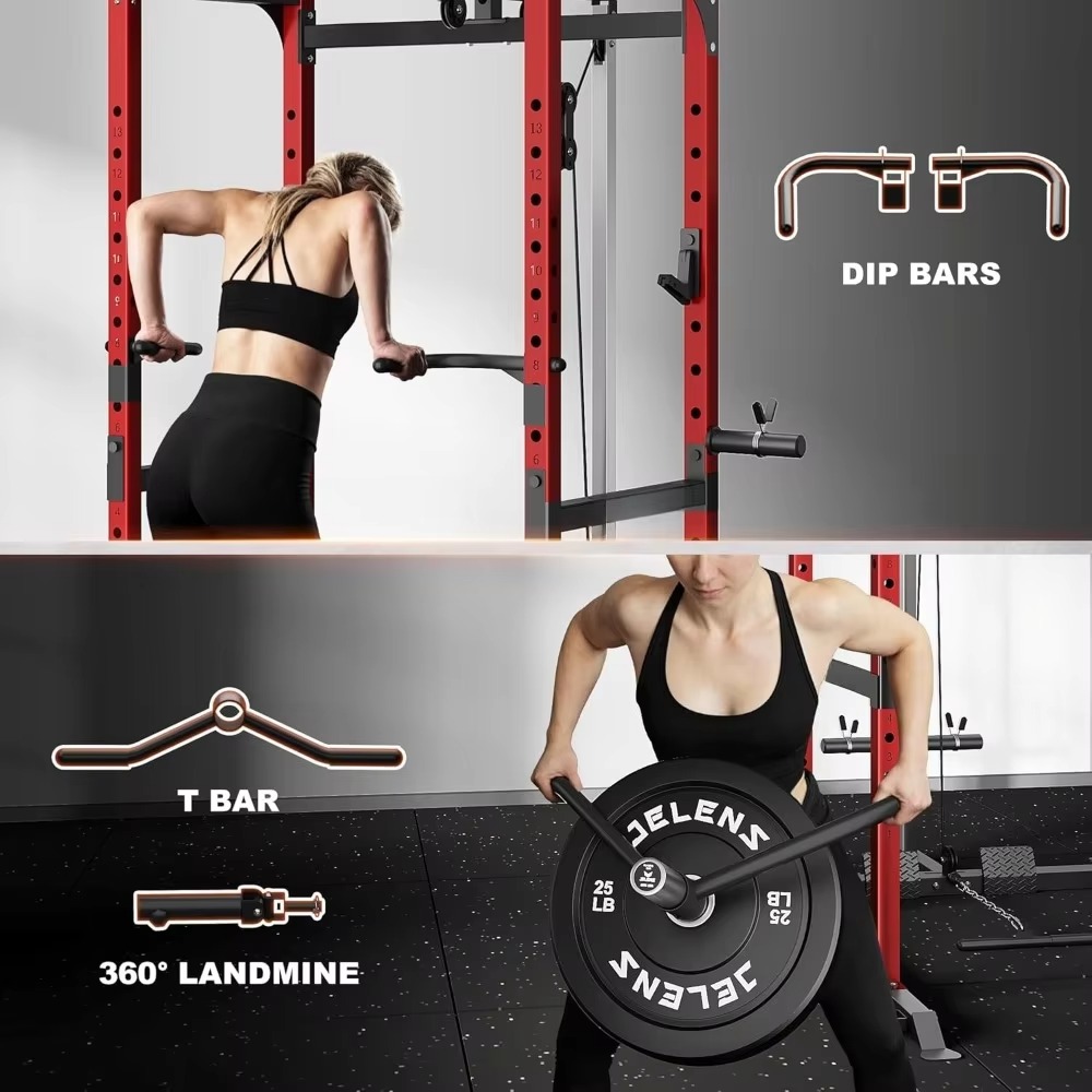 Rak Multifungsi S21 Power Cage - Home Gym Cable Machine ulasan dan harga