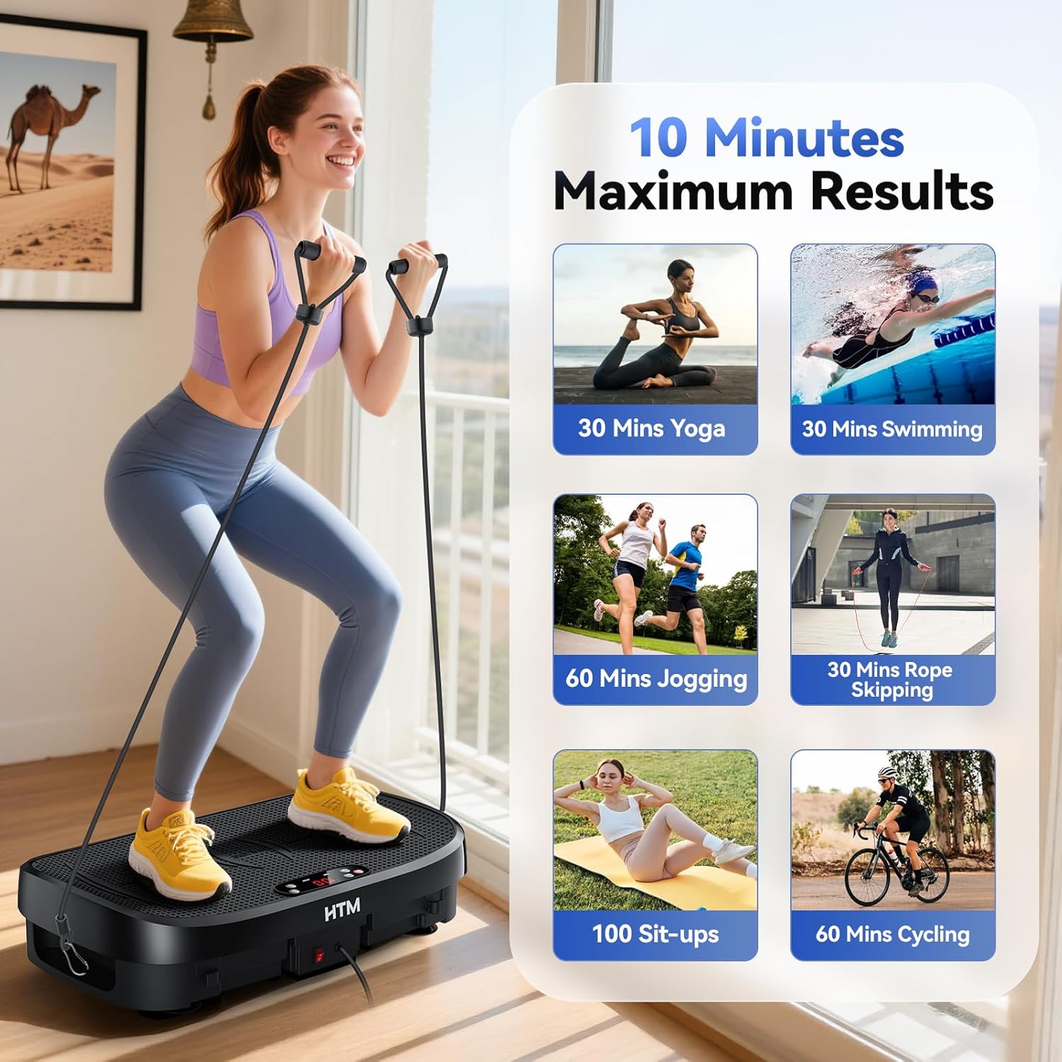 Papan Getar Pembakar Lemak Pla - Home Gym Tunturi ulasan dan harga