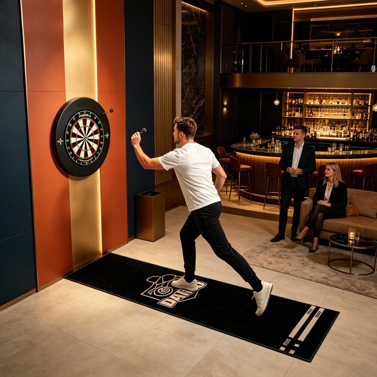 Alas Dart Board Mat untuk Lati - Home Gym Practice ulasan dan harga