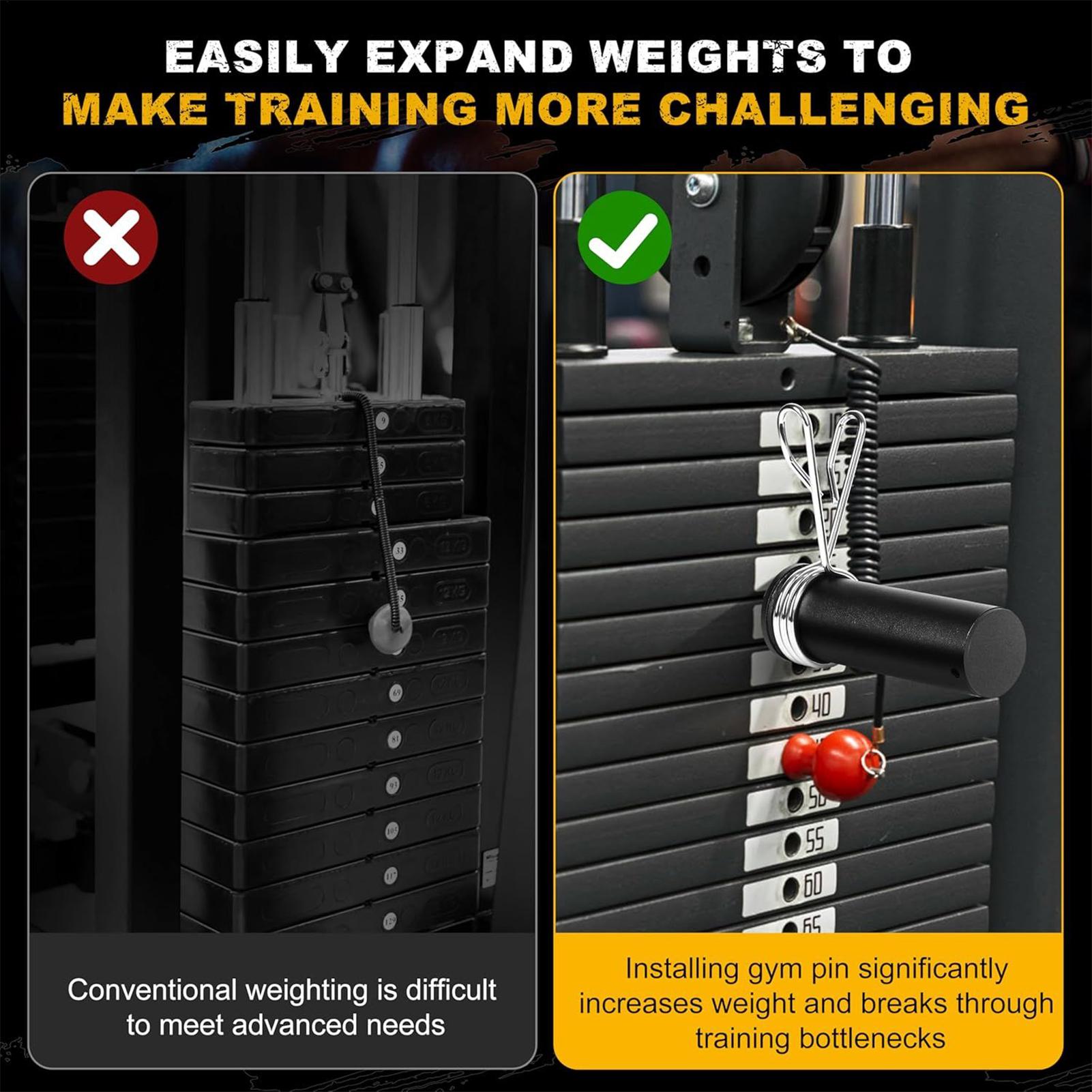 Pin Gym dengan Klip Pegas, Pen - Home Gym Tunturi ulasan dan harga