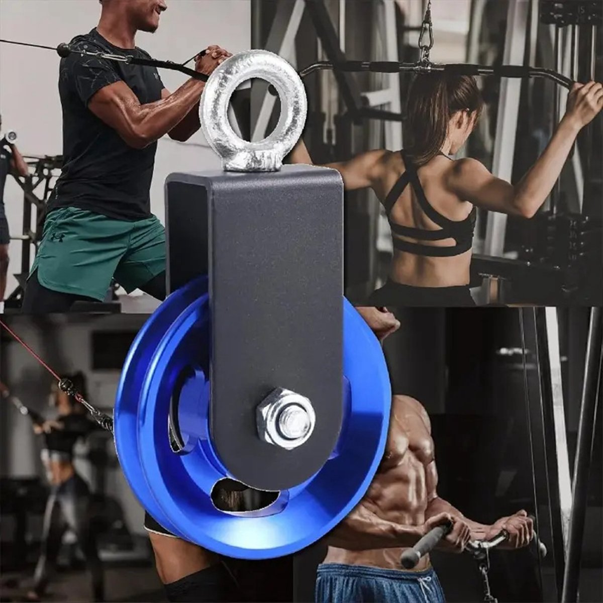 Pulley Kabel Baru dengan Tali  - Home Gym Equipment Diy ulasan dan harga