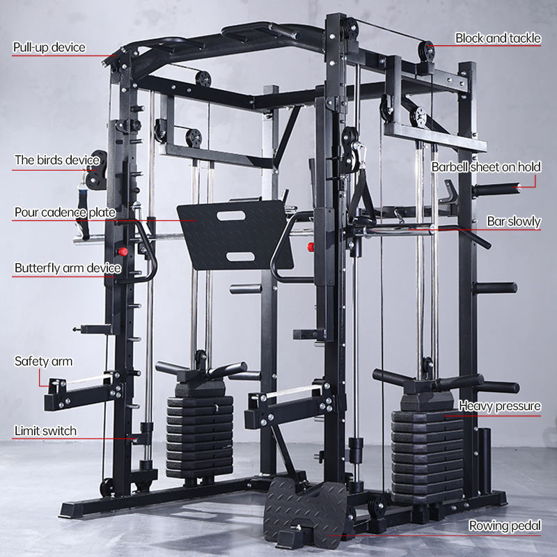Rak Latihan Smith Machine Komp - Home Gym Cable Machine ulasan dan harga