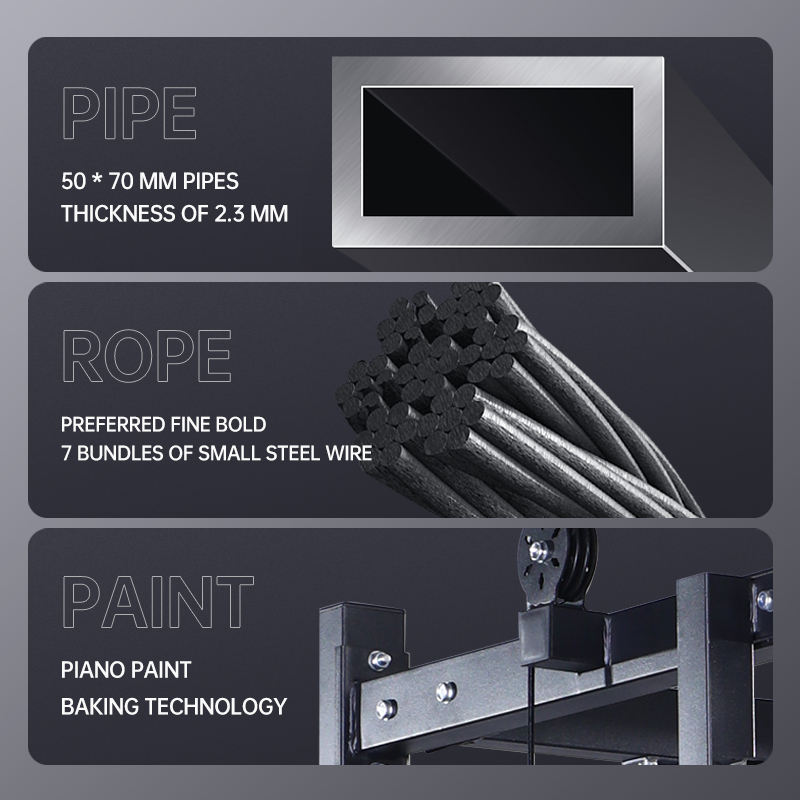 Rak Latihan Smith Machine Komp - Home Gym Cable Machine ulasan dan harga