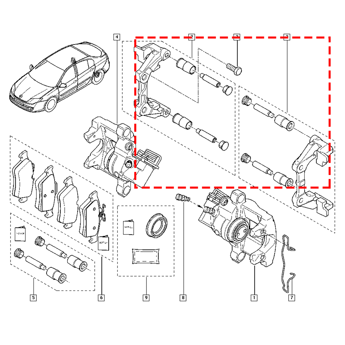 Kit Baut Penyangga Kaliper Rem - Gliding Disc Slider ulasan dan harga
