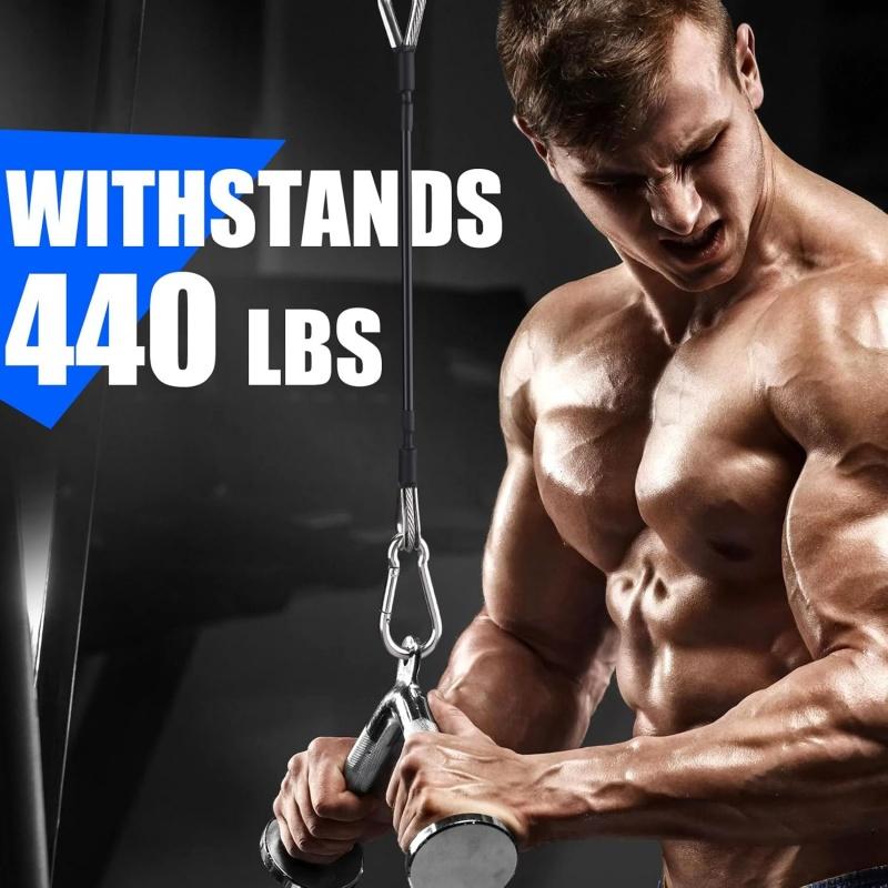 1/2 Buah Ekstensi Kabel Gym Ko - Home Gym Lat Pulldown Machine ulasan dan harga