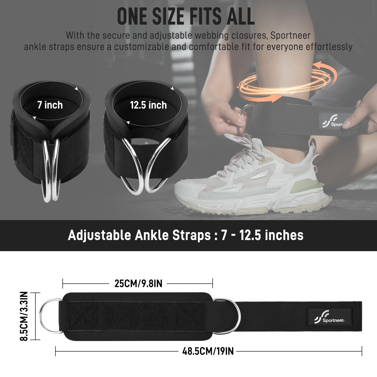 Sportneer Tali Pergelangan Kak - Home Gym Tunturi ulasan dan harga