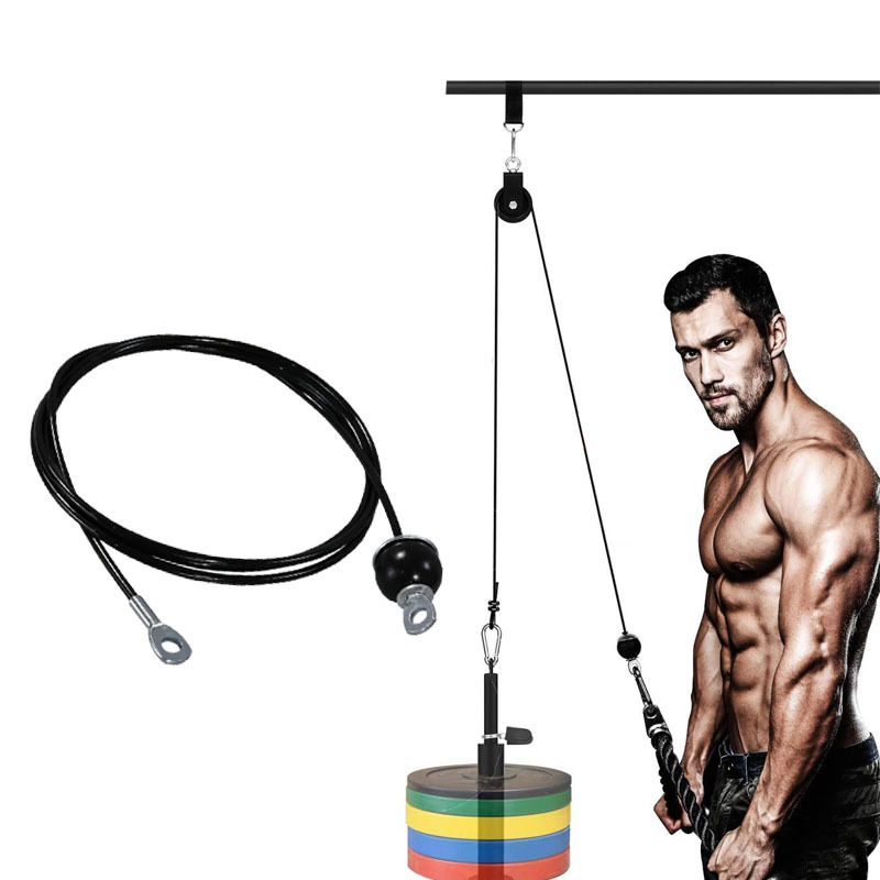 Sistem Mesin Kabel Pulley Gym  - Home Gym Lat Pulldown Machine ulasan dan harga