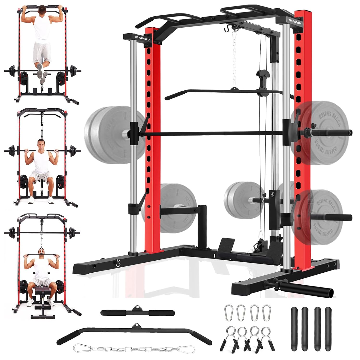 Rak Smith Machine All-in-One d - Home Gym Lat Pulldown Machine ulasan dan harga