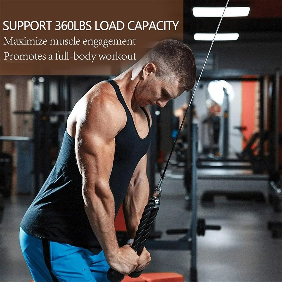 ABPF 4 Pcs Kabel Ekstensi Gym, - Home Gym Cable Machine ulasan dan harga