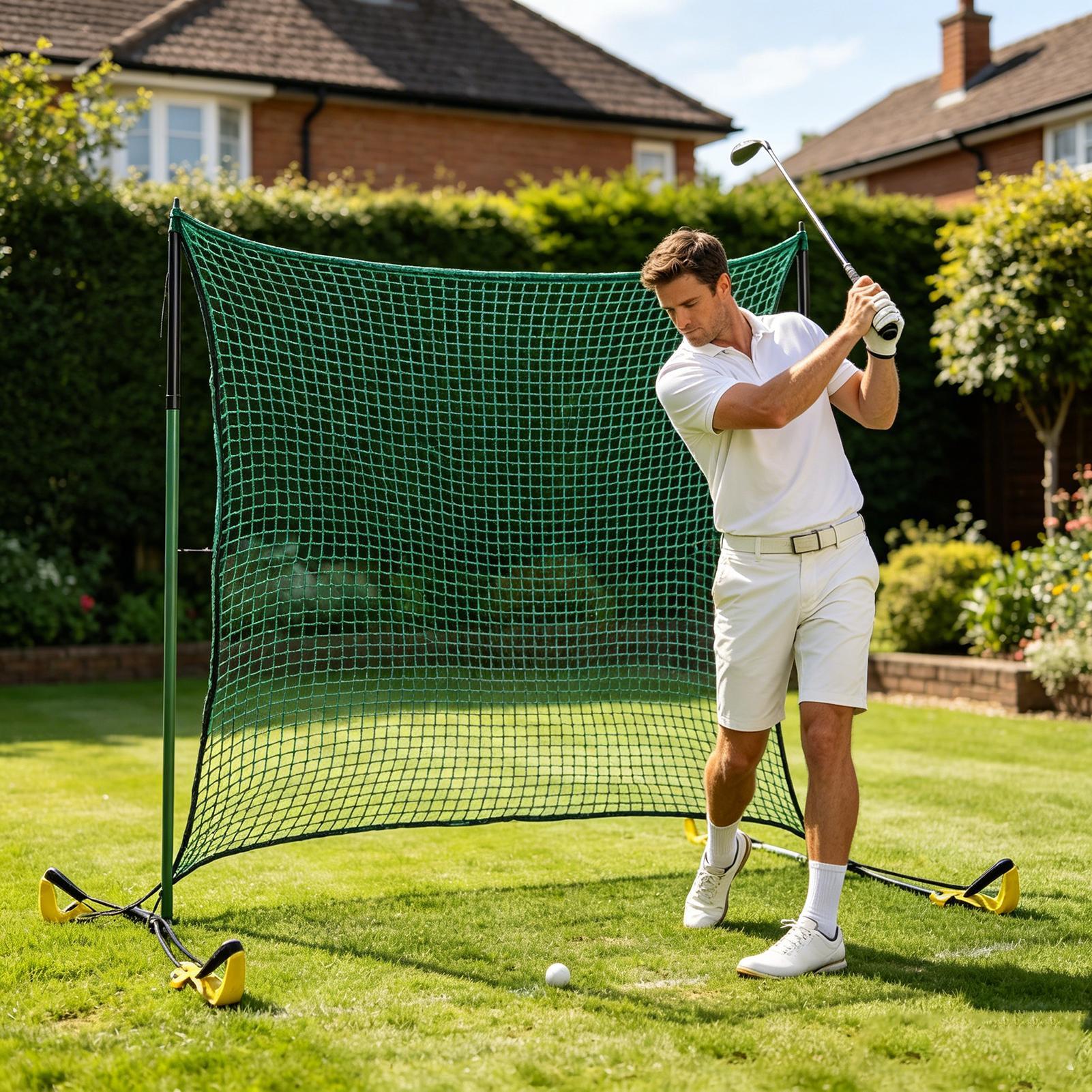 Jaring Golf Dalam Ruangan, Jar - Home Gym Practice ulasan dan harga