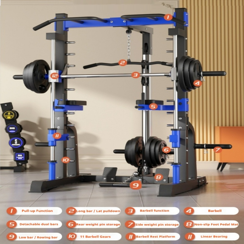 Rangka latihan multifungsi unt - Home Gym Cable Machine ulasan dan harga