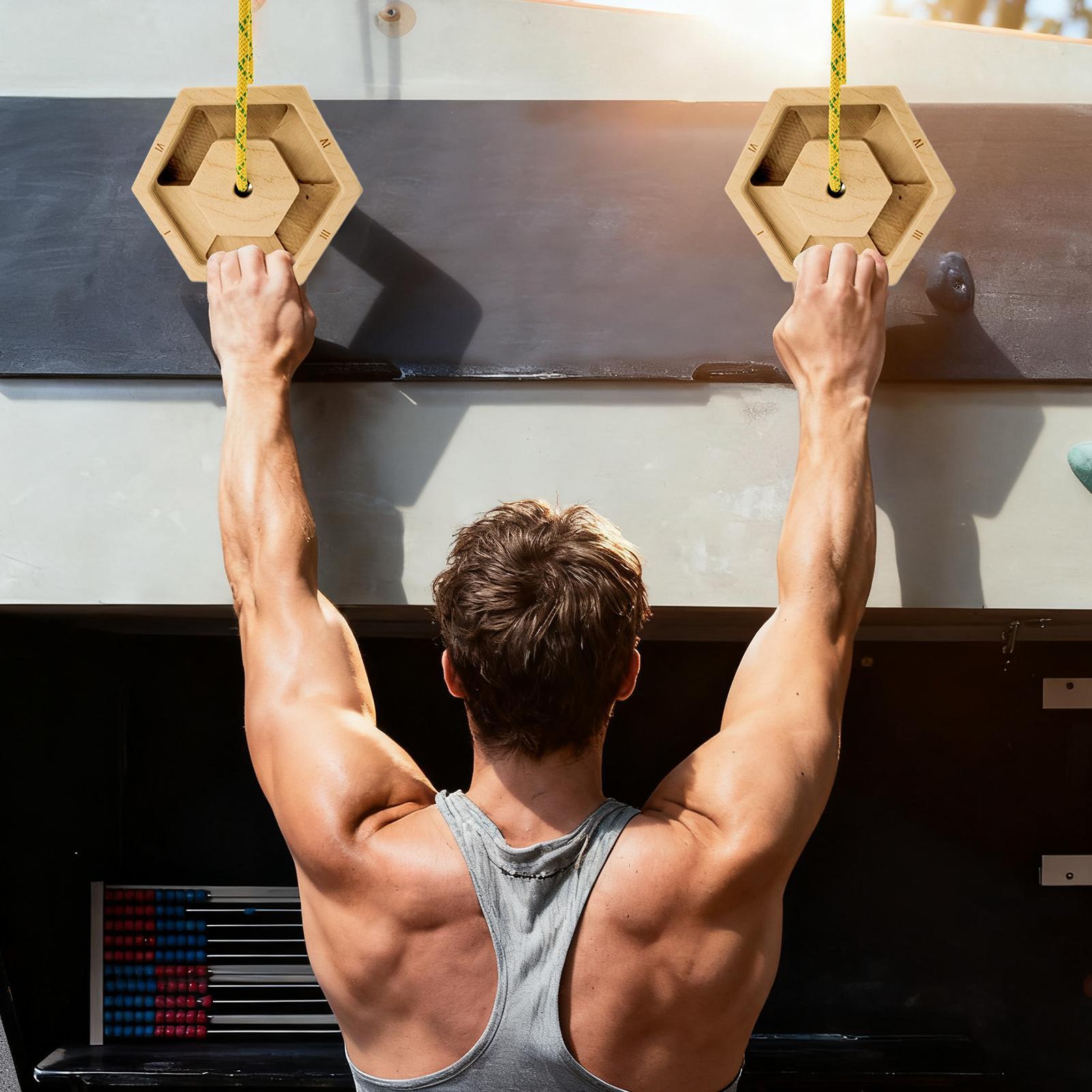 Alat Latihan Jari Kayu Heksago - Home Gym Practice ulasan dan harga